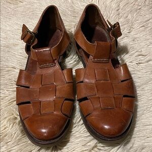 Cole Haan Runway Brown Leather Gladiator Sandal
